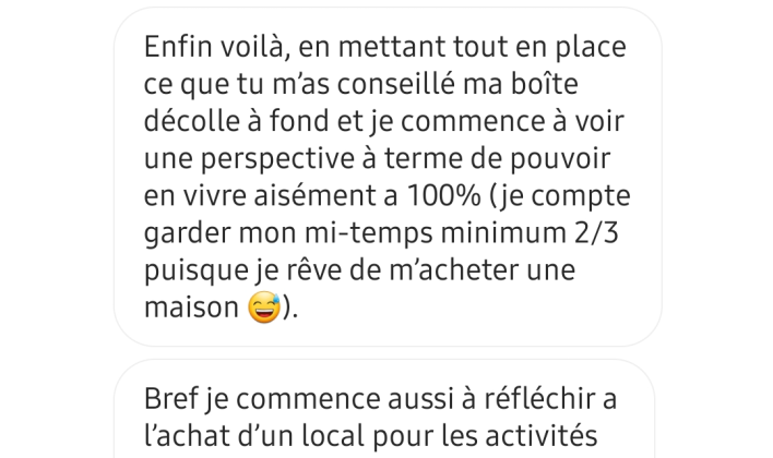 Clémence coaching 1